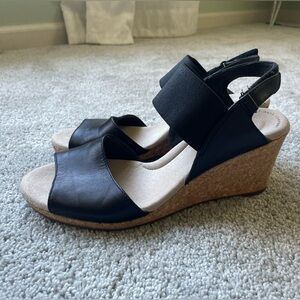 Clarks Wedge Heel Sandals